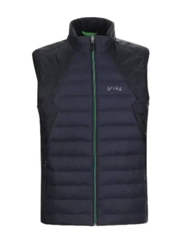 Boss curved logo padded vest - HUGO BOSS - BALAAN 1