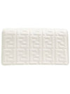 FF Baguette Nappa Leather Long Wallet White - FENDI - BALAAN 4