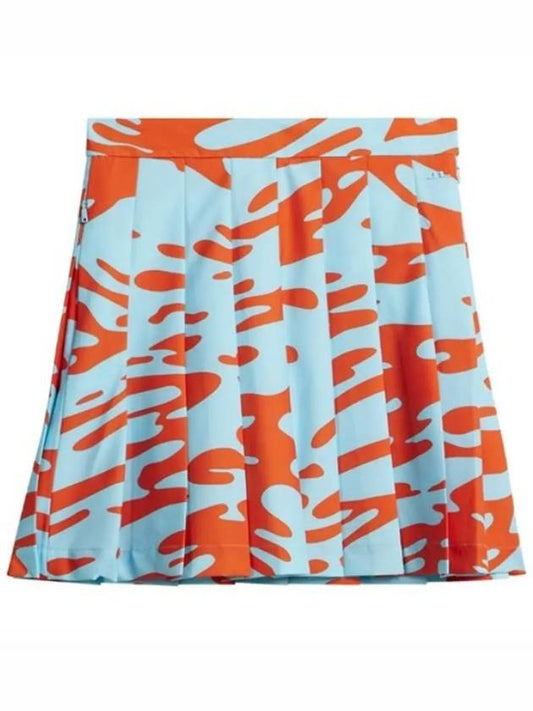 Golf Shoes ADINA PRINT SKIRT GWSD09295 O497 Women's Adina Print Skirt - J.LINDEBERG - BALAAN 2