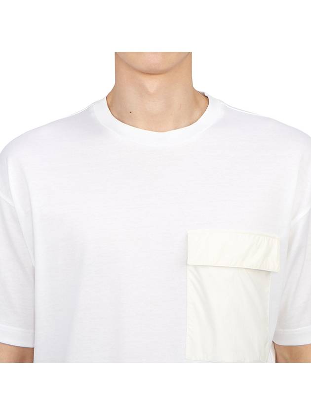 Men's Short Sleeve T-Shirt JG000190U 52016 1000 - HERNO - BALAAN 6