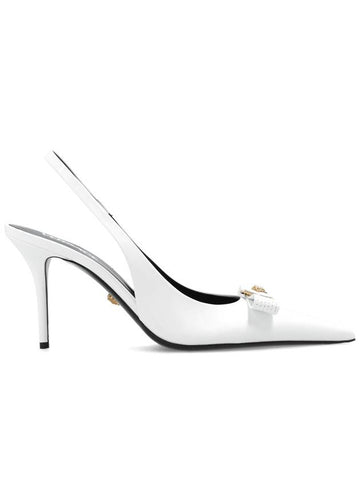 Versace Pumps With Medusa Head, Women's, White - VERSACE - BALAAN 1