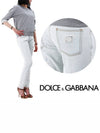 FTH2TD G883A S9001 Women s White Jeans - DOLCE&GABBANA - BALAAN 1