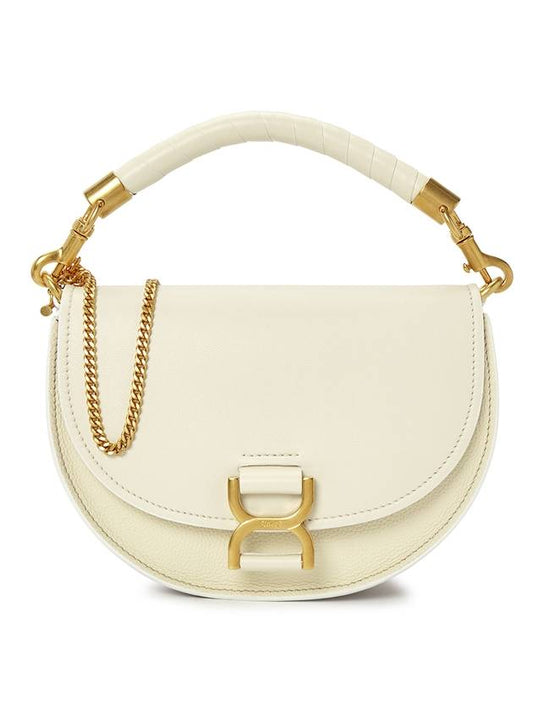 Marcie Chain Flap Shoulder Bag Ivory - CHLOE - BALAAN 1