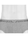 Rib Triangle Briefs - EMPORIO ARMANI - BALAAN 5