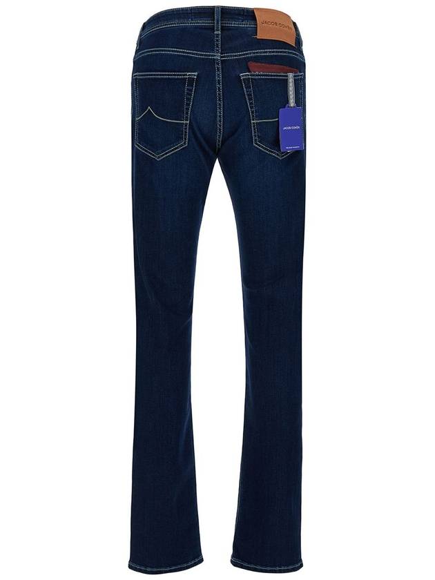 Low Waist Blue Slim Jeans In Cotton Blend Man - JACOB COHEN - BALAAN 2