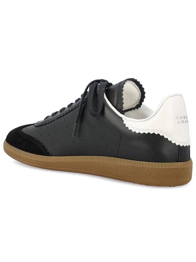 Bryce Logo Tab Low Top Sneakers Black - ISABEL MARANT - BALAAN 4