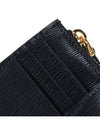 Vitello leather card wallet black - PRADA - BALAAN 11