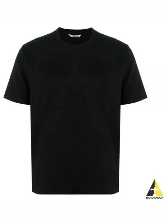 Luster plating short sleeve t shirt black - AURALEE - BALAAN 2