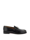 Granville CD Logo Leather Loafers Black Polished - DIOR - BALAAN 2