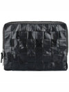 Intrecciato Woven Cassette Clutch Bag Black - BOTTEGA VENETA - 3