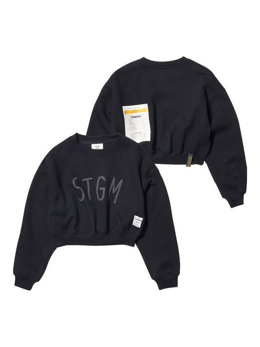 STGM CROPED CREWNECK FEMALE BLACK - STIGMA - BALAAN 1