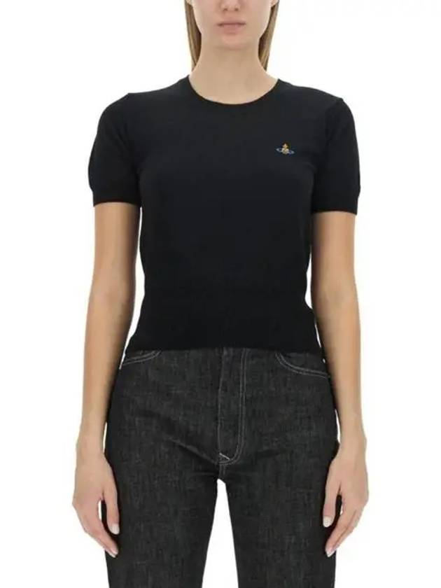 Bea Knit Top Black - VIVIENNE WESTWOOD - BALAAN 3