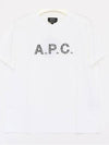 Logo Cotton Short Sleeve T-shirt White - A.P.C. - BALAAN 2