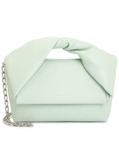 Twister Medium Leather Tote Bag Mint - JW ANDERSON - BALAAN 2