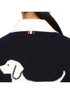 Cotton 4-Bar Hector Polo T- Shirt Navy - THOM BROWNE - BALAAN 7