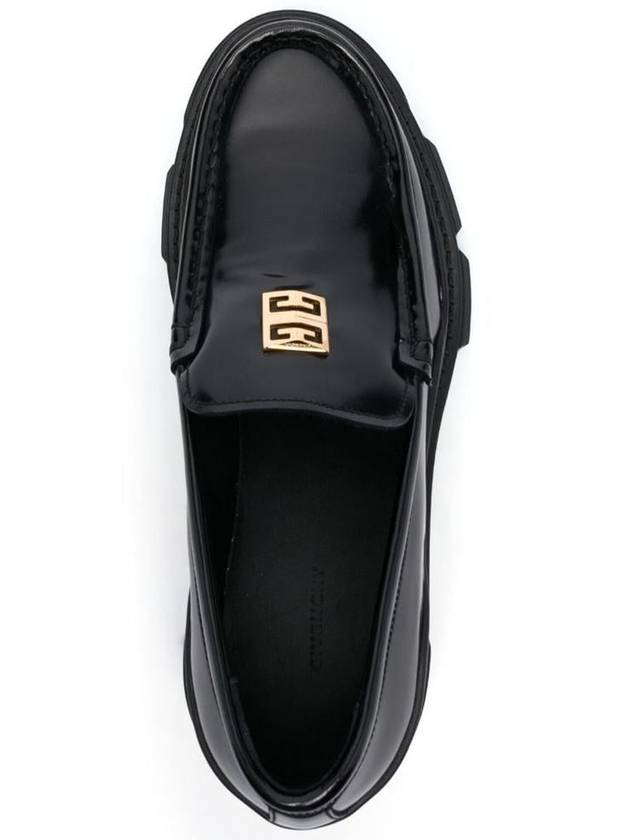 4G Terra Leather Loafers Black - GIVENCHY - BALAAN 5