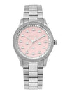 G Timeless Bee Dial 32mm Metal Watch Pink Silver YA1265033 - GUCCI - BALAAN 3