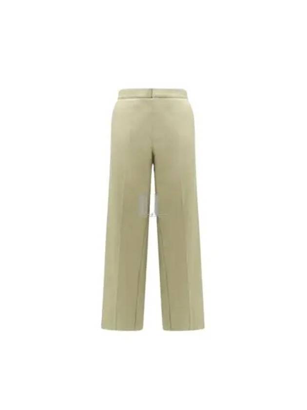 Cotton Twill Wide Pants Travertine - BOTTEGA VENETA - BALAAN 2