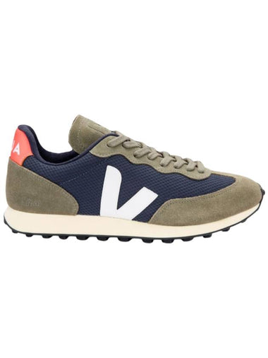 Rio Branco Low Top Sneakers Navy Green - VEJA - BALAAN 1