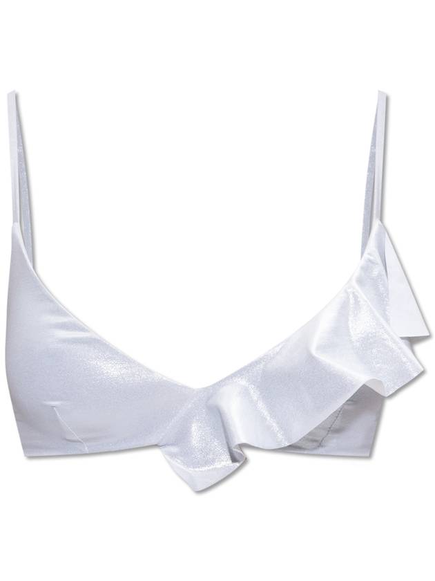 Marysia ‘Newport Ruffle’ Swimsuit Top, Women's, Silver - MARYSIA - BALAAN 1