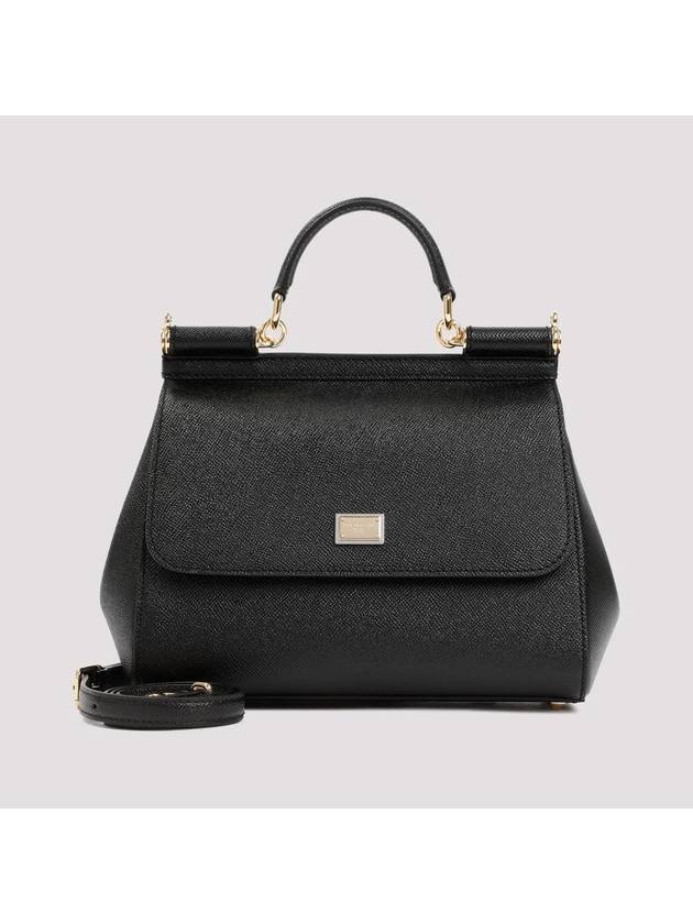 Sicily Medium Tote Bag Black - DOLCE&GABBANA - BALAAN 2