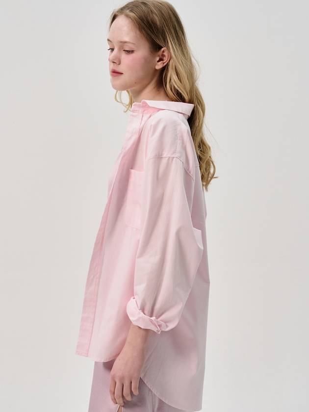 Pin Stripe Cotton Shirt_Pink - SORRY TOO MUCH LOVE - BALAAN 3