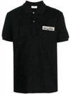 Logo Patch Short Sleeve Polo Shirt Black - ALEXANDER MCQUEEN - BALAAN 2