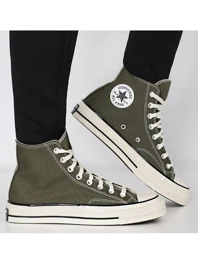 Chuck 70 High Top Sneakers Olive Green - CONVERSE - BALAAN 2