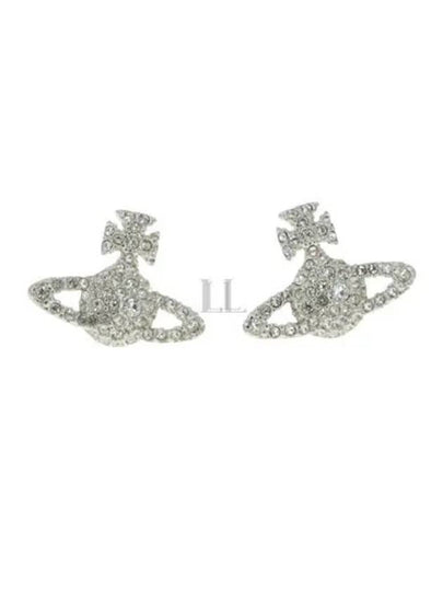 Grace Bas Relief Stud Earrings Silver - VIVIENNE WESTWOOD - BALAAN 2