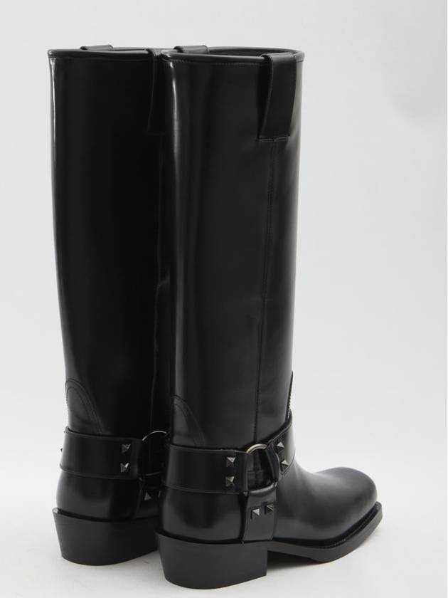 Rockstud Biker Boots - VALENTINO - BALAAN 3