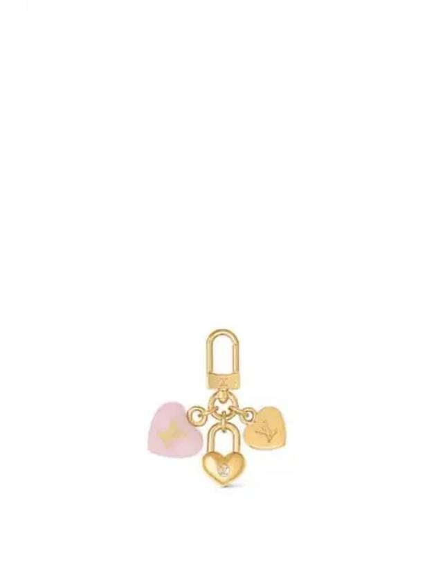 Micro Charms LV Heart Key Holder Gold - LOUIS VUITTON - BALAAN 2