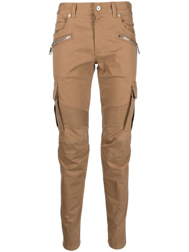 zipper detail tapered pants BH1MH016CD96 - BALMAIN - BALAAN 2