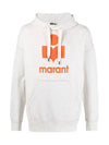 Men's Logo Hoodie White - ISABEL MARANT - BALAAN 3