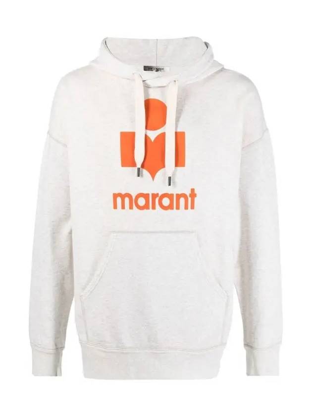 Men's Logo Hoodie White - ISABEL MARANT - BALAAN 2