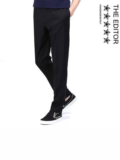 Banding Straight Pants Black - THE EDITOR - BALAAN 2