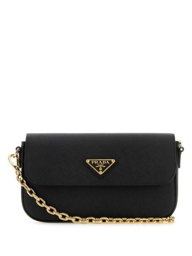 Saffiano Leather Mini Bag Black - PRADA - BALAAN 1