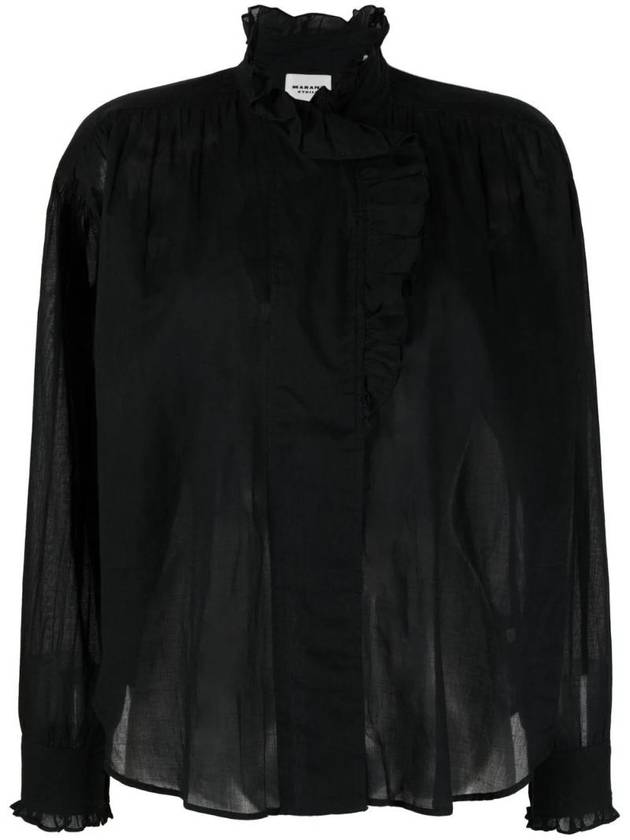 Ruffle Detail Blouse HT0001FAA1J03E - ISABEL MARANT ETOILE - BALAAN.