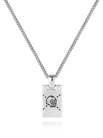 GHOST silver necklace YBB455315001 455315 - GUCCI - BALAAN 1