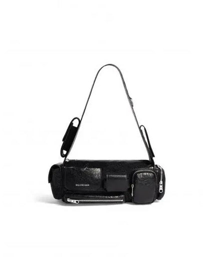 Superbusy XS Sling Shoulder Bag Black - BALENCIAGA - BALAAN 2