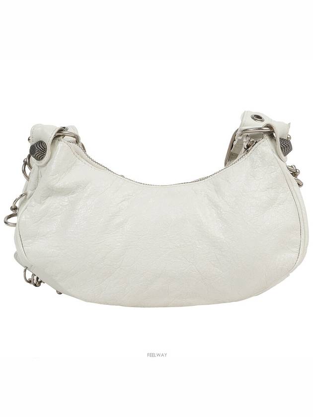 Le Cargol XS Shoulder Bag Piercing Optic White 74228 - BALENCIAGA - BALAAN 4