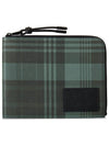 green tartan check clutch - MULBERRY - BALAAN 1