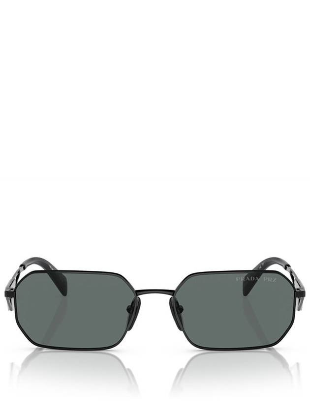 Eyewear Temple Triangle Logo Sunglasses Black - PRADA - BALAAN 2