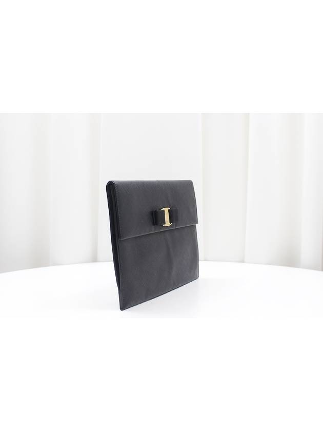 Ferragamo Vara Black Clutch Bag 22 C332 - SALVATORE FERRAGAMO - BALAAN 2