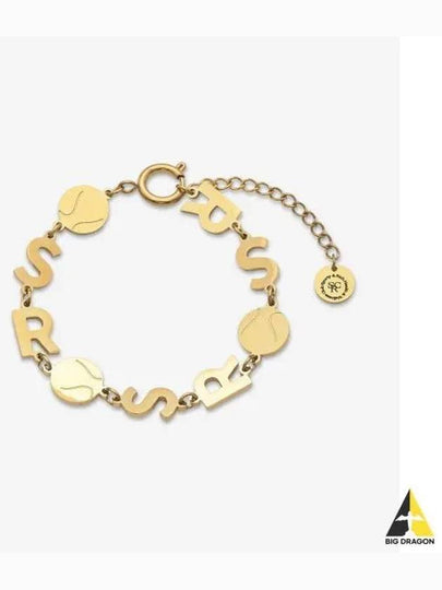 SR Tennis Bracelet Gold AC481GO - SPORTY & RICH - BALAAN 2