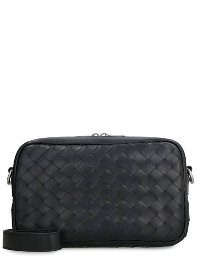 Intrecciato Camera Small Cross Bag Black - BOTTEGA VENETA - BALAAN 2