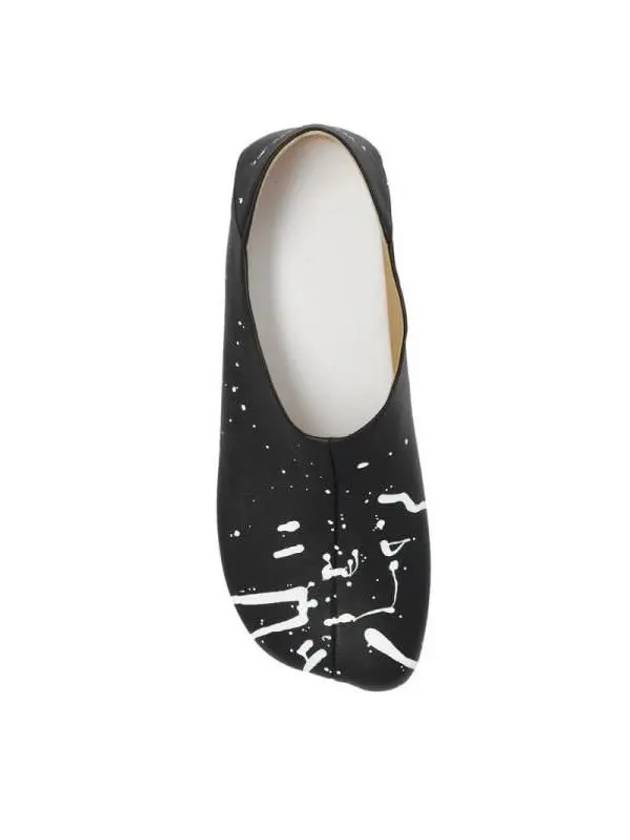 Anatomic Paint Splatter Effect Ballet Flats Black - MAISON MARGIELA - BALAAN 5