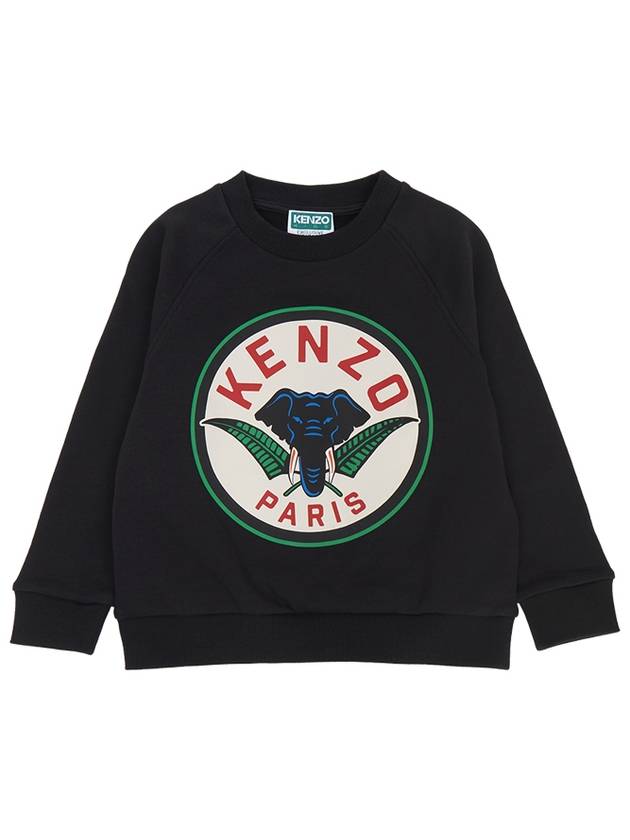 Kids brushed sweatshirt K60582 095 6A12A Adults can wear - KENZO - BALAAN 1