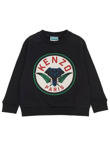 Kids brushed sweatshirt K60582 095 6A12A Adults can wear - KENZO - BALAAN 1