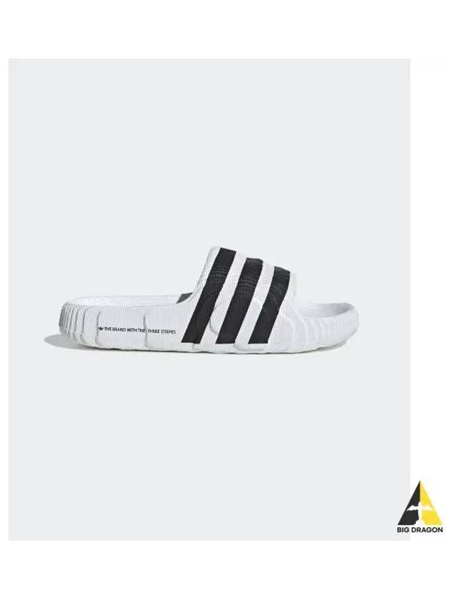 adidas Adilette 22 White Black IF3668 - ADIDAS - BALAAN 1