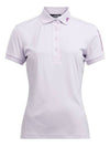 Tour Tech Short Sleeve PK Shirt Lavender Fog - J.LINDEBERG - BALAAN 1